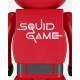 Medicom 100% + 400% Squid Game Guard Quadrato Be@rbrick Multicolore