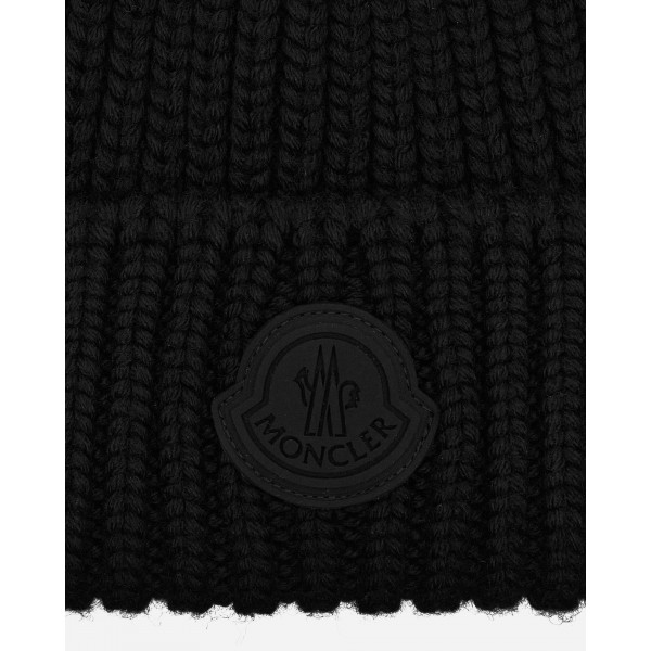 Moncler Berretto di lana nero
