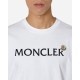 Maglietta Moncler Logo Bianco