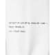 Moncler Genius 7 Moncler FRGMT Hiroshi Fujiwara Logo Felpa con cappuccio Bianco