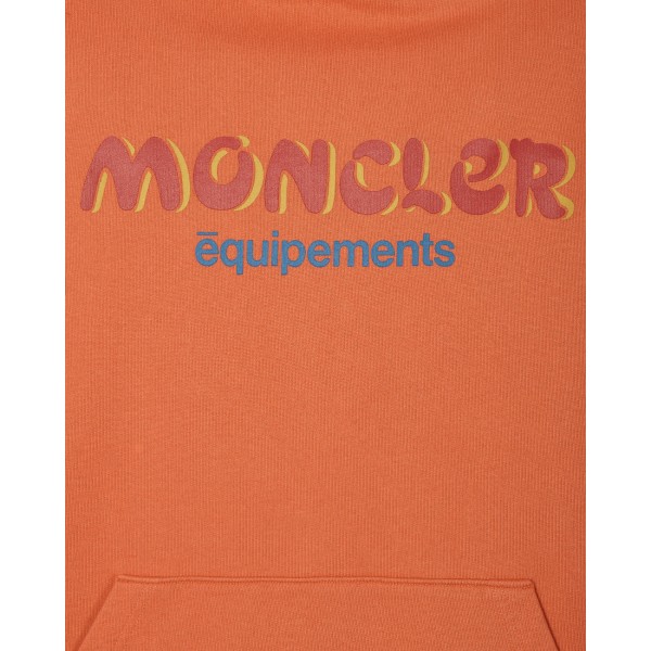 Moncler Genius Salehe Bembury Logo Felpa con cappuccio Arancione