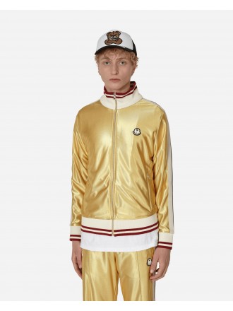 Moncler Genius 8 Moncler Palm Angels Glossy Zip-Up Felpa Giallo