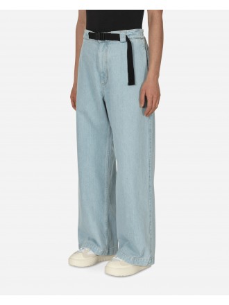 Moncler Genius 1 Moncler JW Anderson Jeans sbiancati Blu