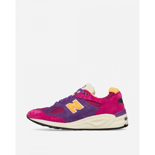 New Balance Made in USA 990v2 Sneakers Viola / Giallo