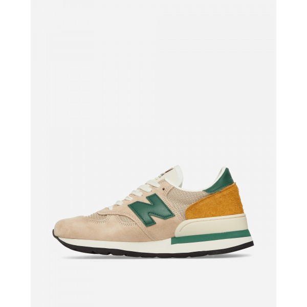 New Balance MADE in USA 990 Sneakers Tan / Verde