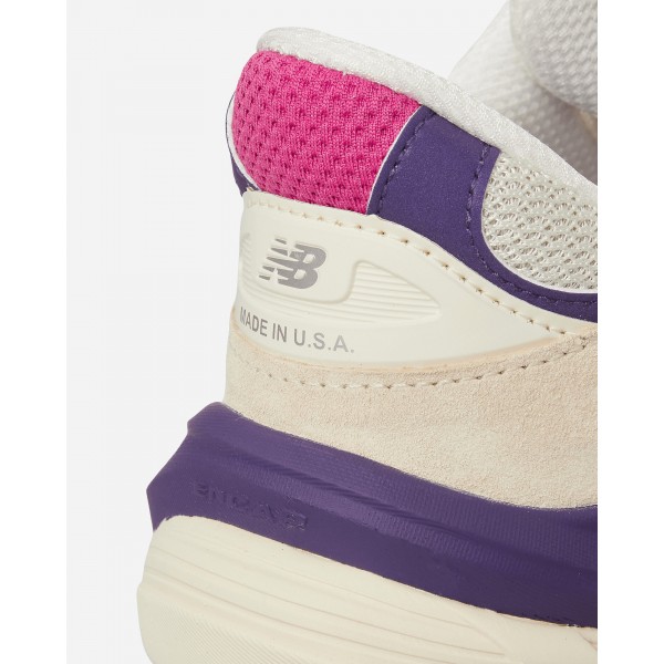 New Balance Made in USA 990v6 Sneakers Limestone / Magenta