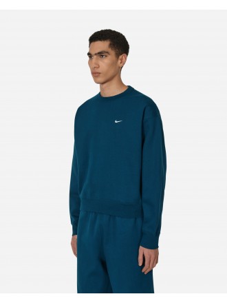 Felpa Nike Solo Swoosh Girocollo Blu
