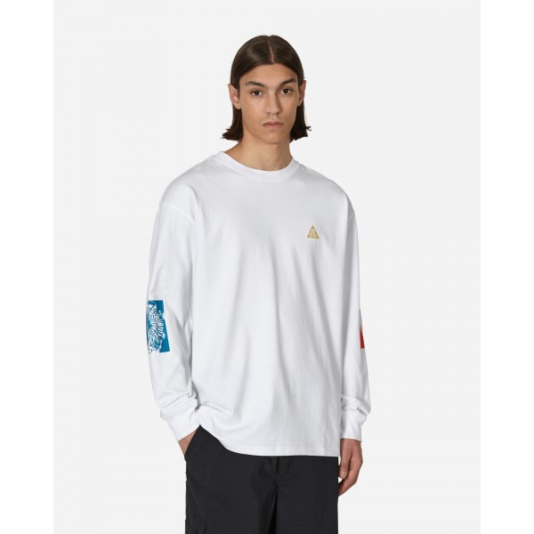 Maglietta a maniche lunghe Nike ACG Cosmic Coast Bianco