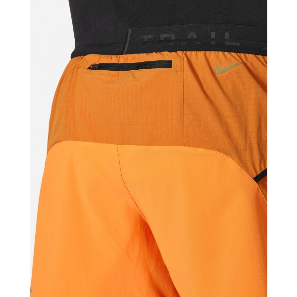 Pantaloncini da corsa Nike Trail Second Sunrise Dri-FIT Arancione