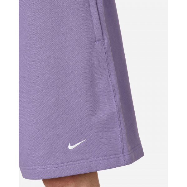 Pantaloncini Nike Solo Swoosh in spugna francese Space Purple