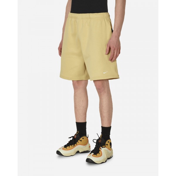Pantaloncini in pile Nike Solo Swoosh Team Gold