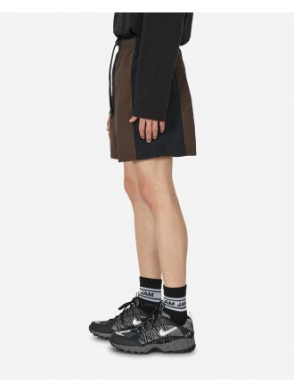 Pantaloncini Nike Tech Pack Woven Stripe Nero / Marrone Barocco