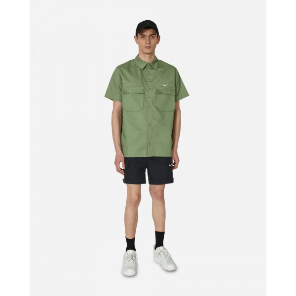 Camicia Nike Woven Military Shortsleeve Button-Down Verde