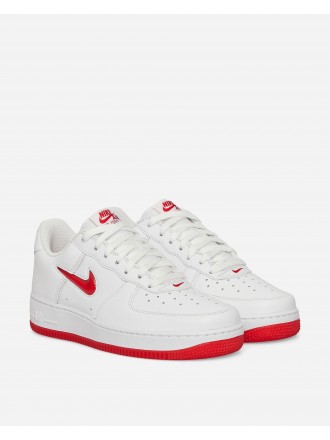 Nike Air Force 1 Low Retro Sneakers Bianco / University Red