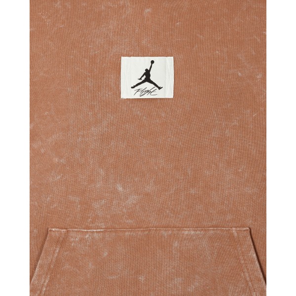Felpa con cappuccio in pile lavato Nike Jordan Essentials Marrone
