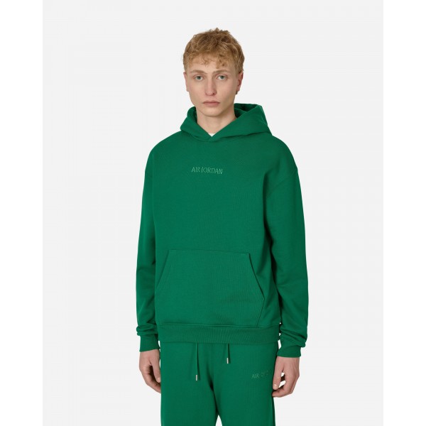 Felpa con cappuccio Nike Jordan Wordmark Fleece Verde