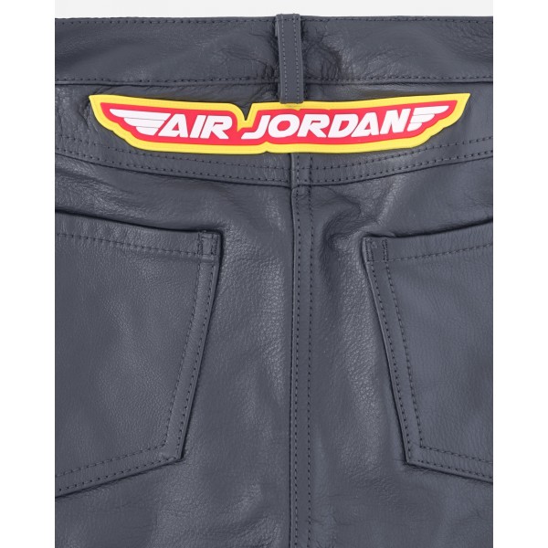 Pantaloni in pelle Nike Jordan Travis Scott WMNS Grigio fumo scuro / Vela