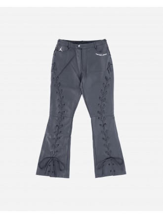 Pantaloni in pelle Nike Jordan Travis Scott WMNS Grigio fumo scuro / Vela