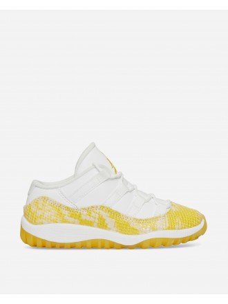 Nike Jordan WMNS Air Jordan 11 Retro Low 'Yellow Snakeskin' (TD) Sneakers Bianco / Tour Yellow