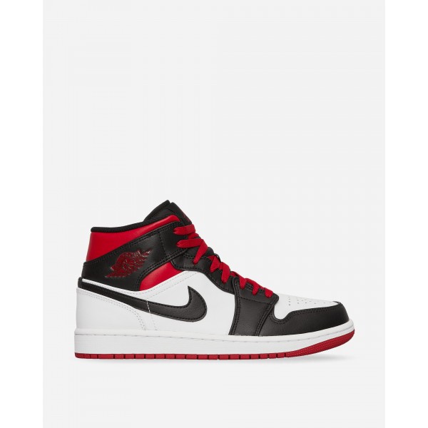 Nike Jordan Air Jordan 1 Mid Sneakers Bianco / Gym Red / Nero
