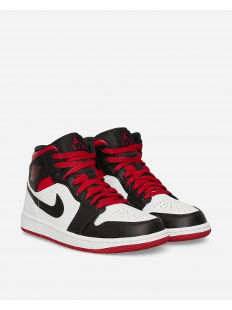 Nike Jordan Air Jordan 1 Mid Sneakers Bianco / Gym Red / Nero