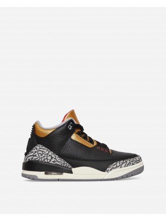 Nike Jordan WMNS Air Jordan 3 Retro Sneakers Nero Cemento Oro