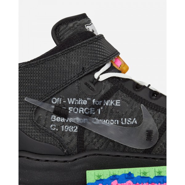 Nike Off-White™️ Air Force 1 Mid Sneakers Nero