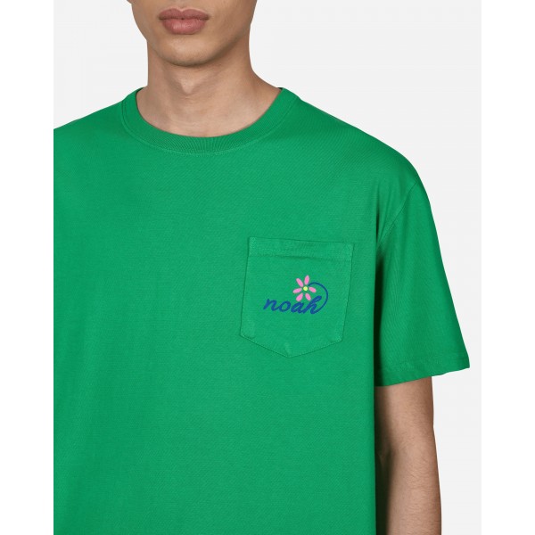 Maglietta tascabile Noah Florist Verde