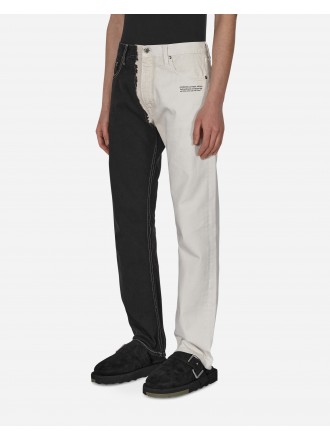 Off-White Corp Jeans Slim Straight Nero