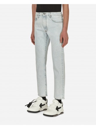 Off-White Diag Tab N-Arrow Slim Jeans Blu