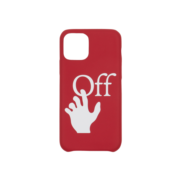 Off-White Hand Off Custodia per iPhone 11 Pro Rosso