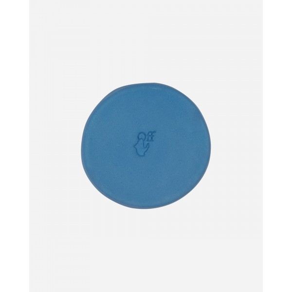 Off-White Ceramica Opaca Posacenere Blu