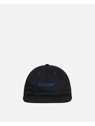 Paccbet Cappello a 6 pannelli con logo nero