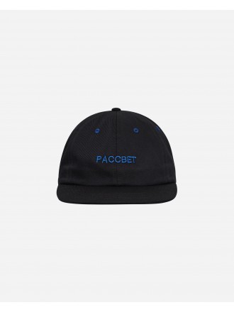Paccbet Cappello a 6 pannelli con logo nero