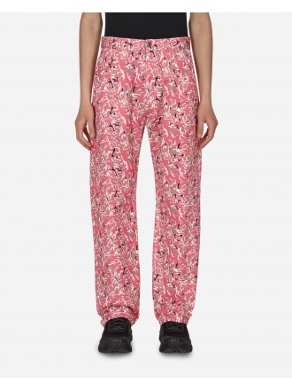 Pantaloni floreali Paccbet Workwear Rosa