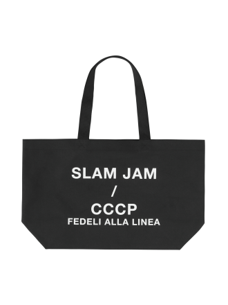 Slam Jam CCCP Fedeli alla Linea Tote Bag Nero