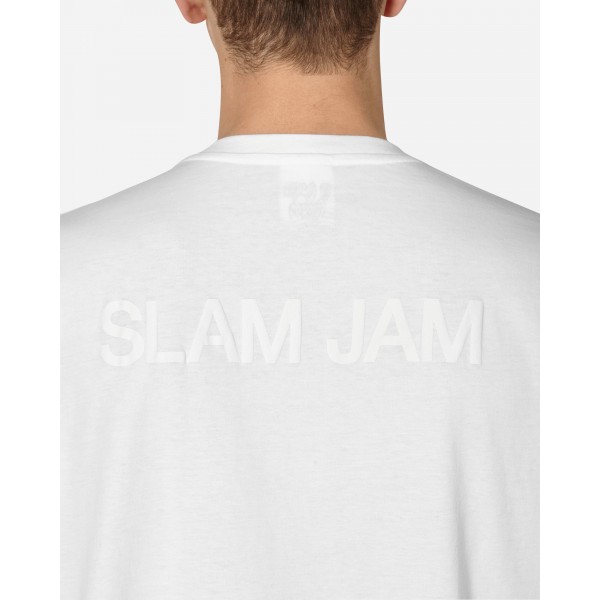 Maglietta a maniche lunghe grafica Slam Jam Bianco
