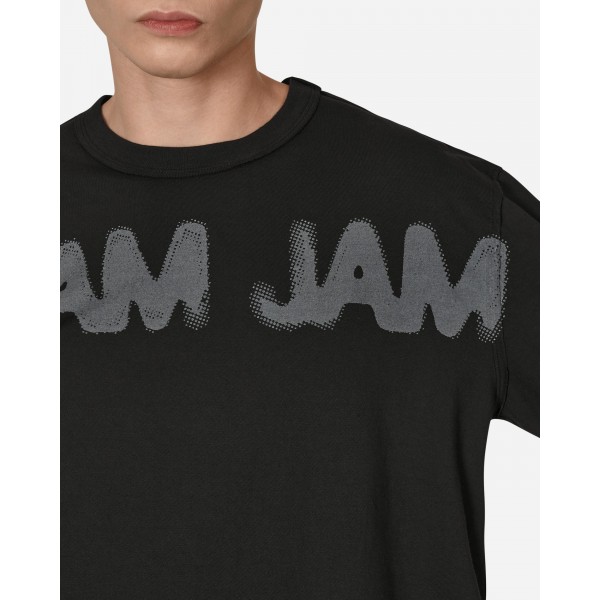 Slam Jam Raw Cut Maglietta a maniche lunghe nera