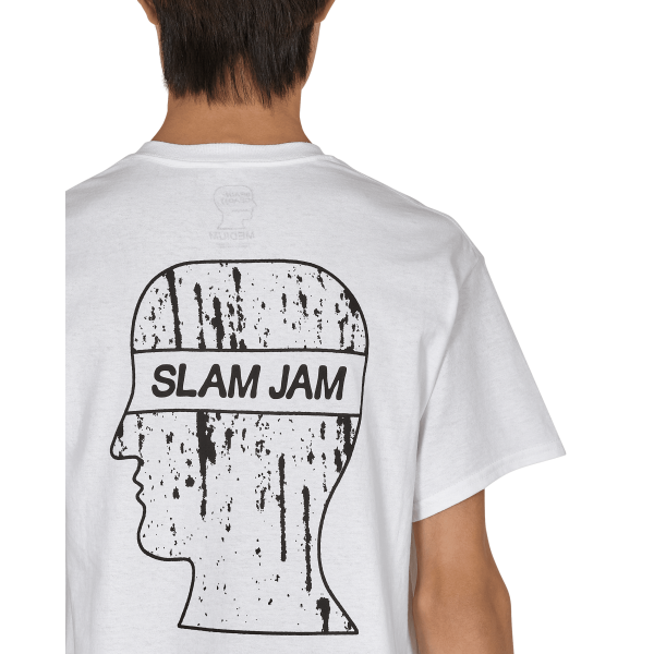 Maglietta Slam Jam Brain Dead Charity Bianco