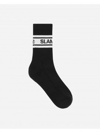 Slam Jam 3-Pack Logo Jacquard Calzini Nero