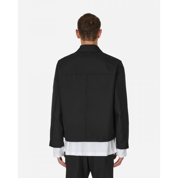 Song for the Mute Patch Pocket Crop Jacket Nero