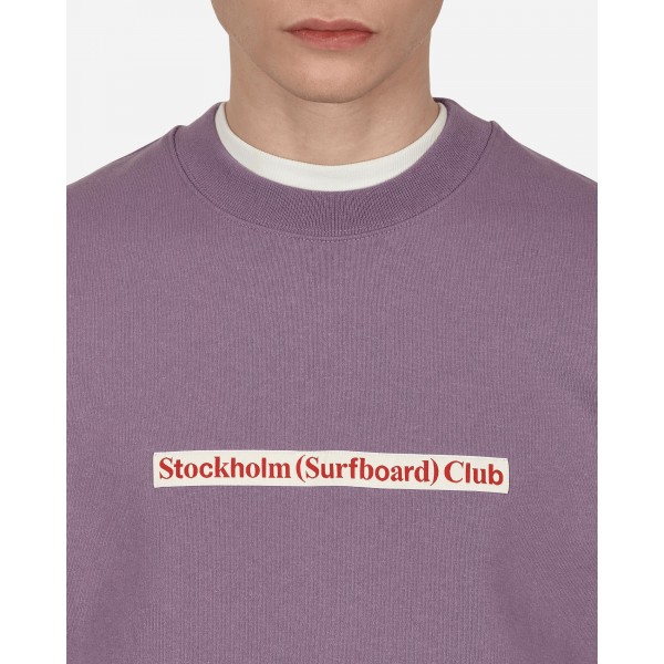 Felpa a girocollo Logo Stockholm (Surfboard) Club Viola