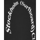 Maglietta Stockholm (Surfboard) Club Arch Logo Nero