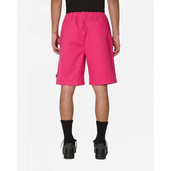 Stüssy Pantaloncini da spiaggia spazzolati rosa caldo