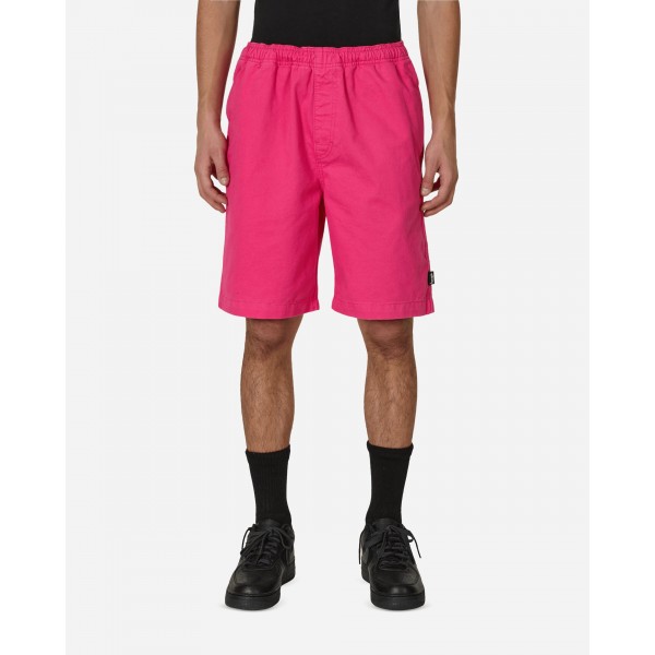 Stüssy Pantaloncini da spiaggia spazzolati rosa caldo