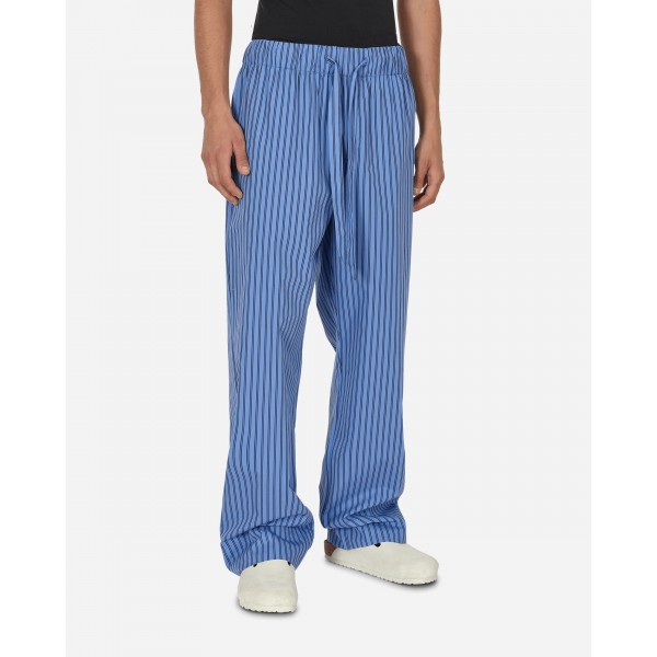 Pantaloni del pigiama in popeline Tekla a righe Boro