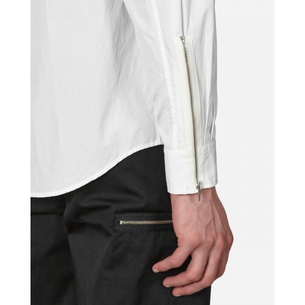 Undercover Zipper Shirt Bianco