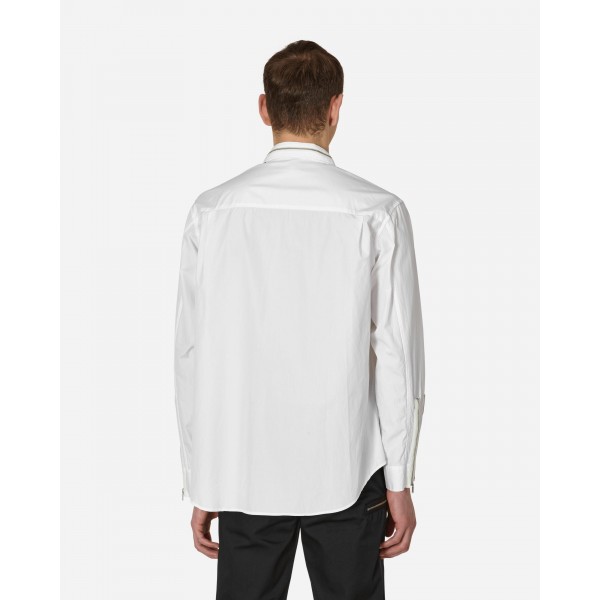 Undercover Zipper Shirt Bianco