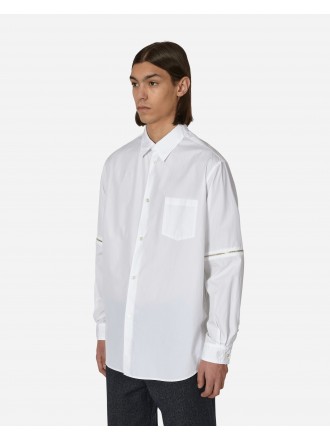 Camicia Undercover Zipper Bianco