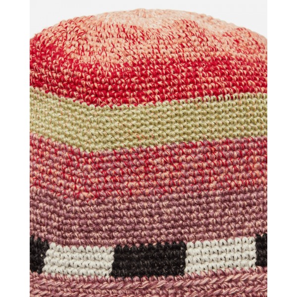 visvim Meda Cappello a maglia all'uncinetto Multicolore